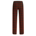 thumbnail image 3 of Womens Christmas Pajama Pants Long Sleep Soft Elastic Waist Bottoms Plaid Loungewear Trousers Sleepwear XXL, 3 of 4