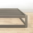 thumbnail image 6 of Mellow Ace of Base 9" Metal Platform Bed with Steel Slats, Champagne Grey, Twin, 6 of 10