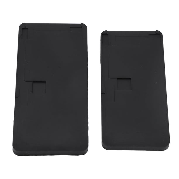 Almohadilla de adsorción de pantalla LCD, 2 piezas Almohadilla de adsorción de pantalla LCD Resistente a la temperatura Anti deformación Placa base de goma Alfombrilla de reparación de pantalla para 1