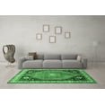 thumbnail image 3 of Ahgly Company Indoor Square Persian Emerald Green Traditional Area Rugs, 7' Square, 3 of 4