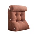 thumbnail image 3 of Wedge Pillow – Reading & Bed Rest Pillow for Sitting in Bed, Couch, or Floor, Multi-Purpose Headboard Wedge for Sleeping, Leg & Back Support, Neck Cushion & Washable Cover, 3 of 10