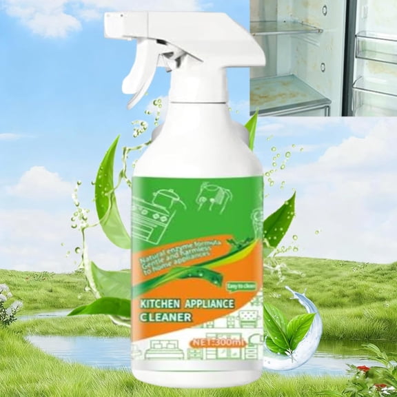 Electrolyzed Ion Kitchen Cleaner Spray，2026 New Formula Grease Remover, quickly removes grease and grime, easily cleans household items (300ml/10.5oz)