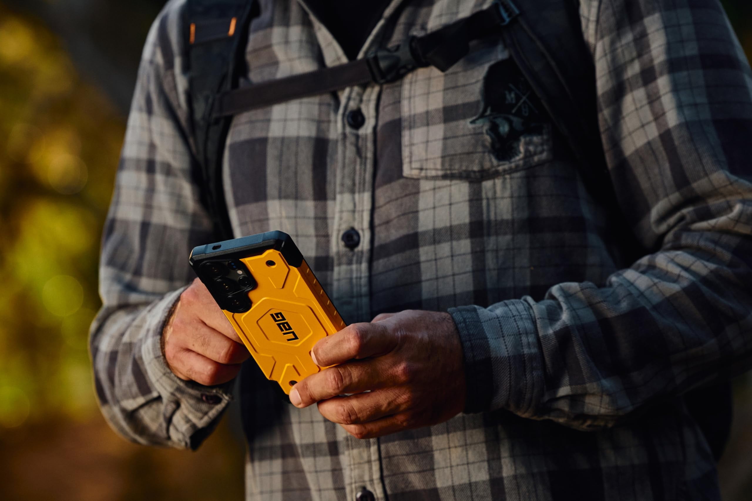 UAG Samsung Galaxy S25 Ultra Case 6.8" Pathfinder - Compatible with Magnetic Charging Armor Shell Impact-Resistant Rugged Military Grade Protective Cover, Heritage Yellow