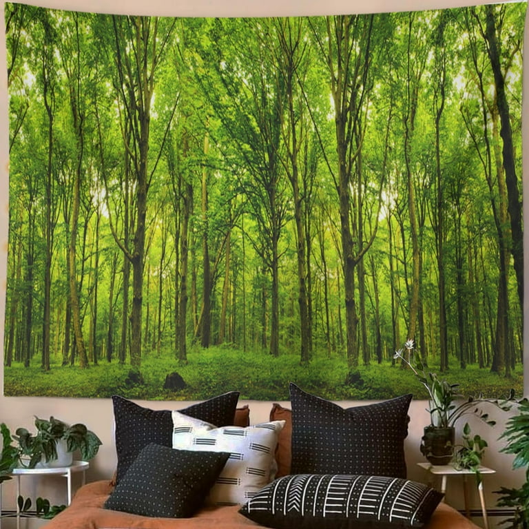 Forest green tapestry sale