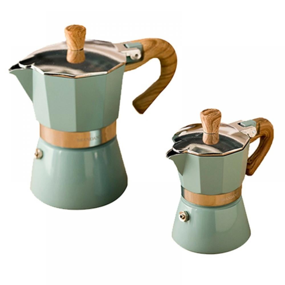 Stovetop Espresso Maker Moka Pot 5 oz /3 Cup Italian Coffee Maker Moka Express Aluminum Coffee Pot for Office Home Cafetera 