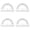Clear*4/4Pcs, variant on Aoyunhp 3Pcs 3.94 Inch Plastic Protractor with Swing Arm Math Protractor for 180 Degree Angle Measurement Semi Transparent,Suitable for Geometry Classrooms Students