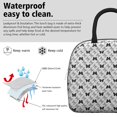 thumbnail image 3 of Reusable Butterfly Lnsulated Lunch Bag for Women & Men-Leakproof Water-Resistant Cooler Tote,Large Capacity(10.6x8.7x6.3in)for Work,Office,Travel,Picnic,Beach., 3 of 7