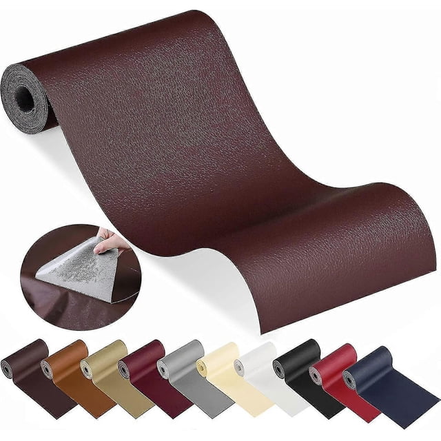 Self Adhesive Leather Repair Patch Couch Sofa Car Seat Chair Renovation Sticker TW,20*30cm,Navy