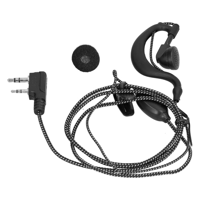 Auricular de Walkie Talkie, Auricular de Walkie Talkie con Cable Grueso Auricular para Colgar en la Oreja con Memoria para la Cabeza Artesanía Excepcional