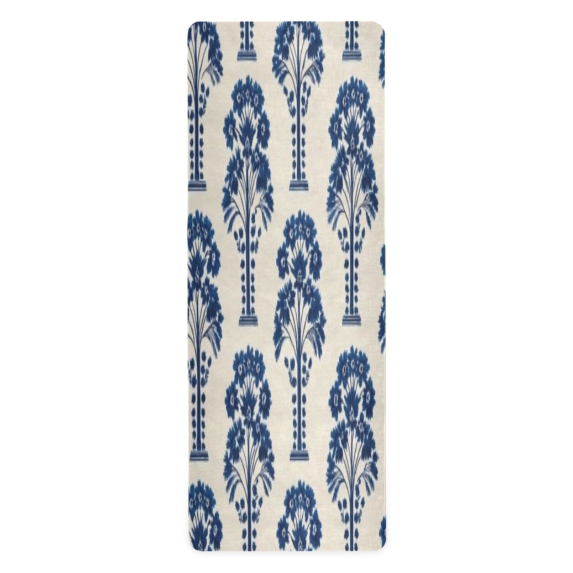 BZSMCE Yoga Mat Women Fitness Mat White Tree Pattern