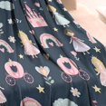 thumbnail image 3 of Dark Blue Princess Castle Pattern Blanket,Comfortable Soft Flannel Throw Blanket,All Season,Warm Lightweight Blankets for Sofa Bed Couch Living Room Chair,30"x40", 3 of 4