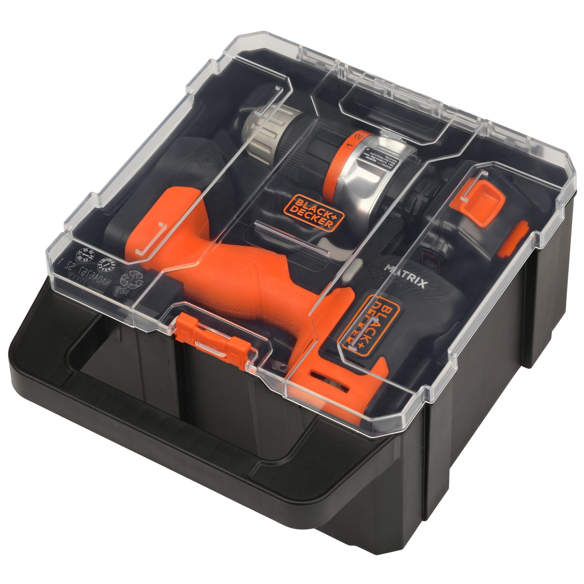 BLACK+DECKER BDCDMT1202KTJC1 MATRIX 20V MAX, POWERCONNECT Drill Driver, 20V 1.5Ah 300 RPM, 2 Piece