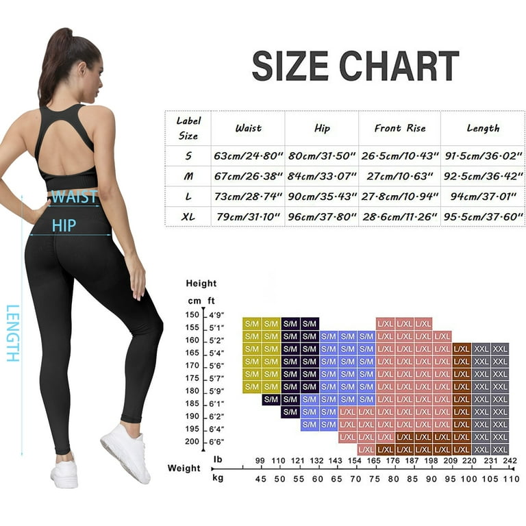Women Workout Leggings High Waisted Tummy Control Yoga Pants Gym  Compression Tights Women Elastic Yoga Pants