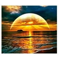 thumbnail image 1 of Kit de Peinture au Diamant Carré 5D Beach at Sunset, 1 of 5