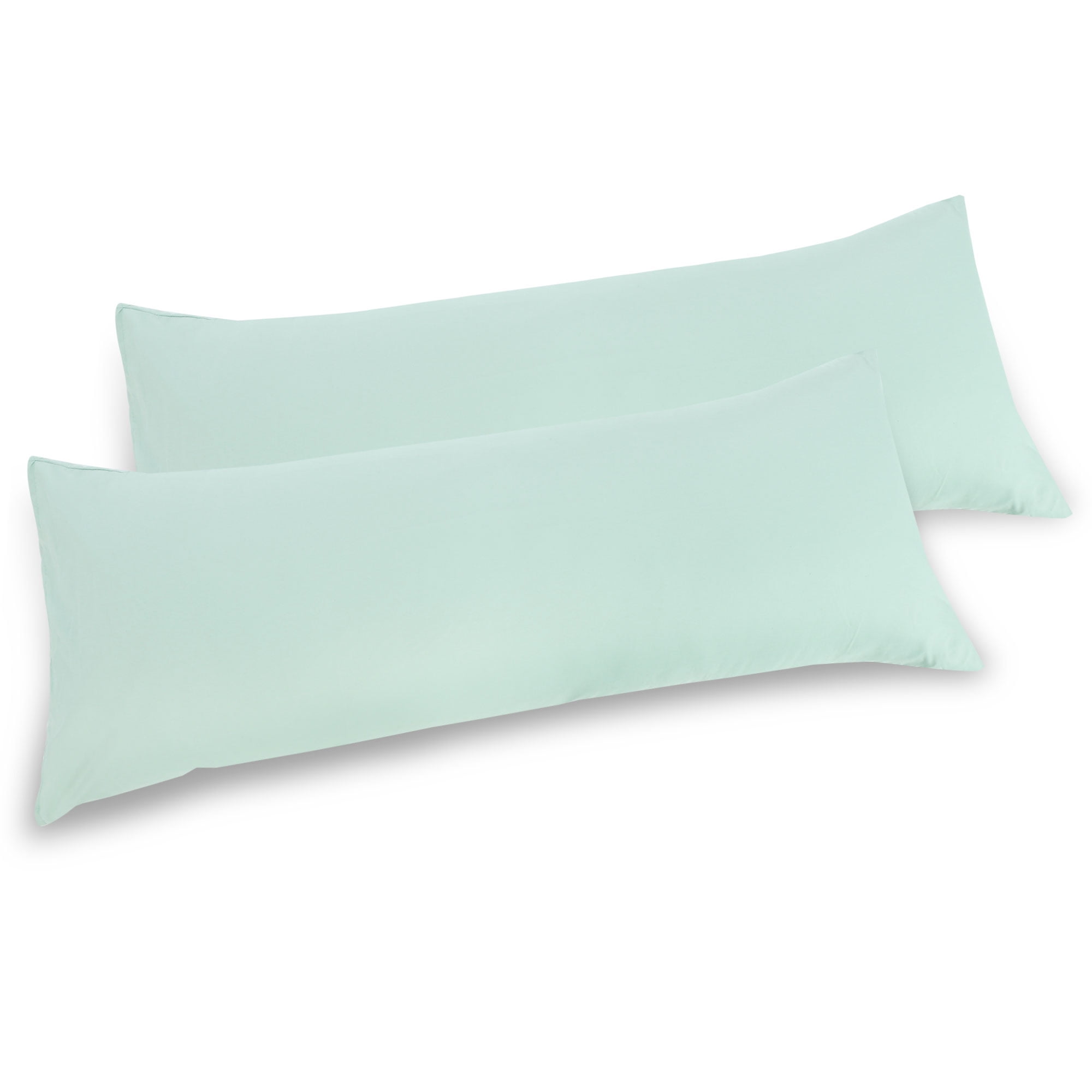 SilkySoft 2pcs Soft Microfiber Pillow Cover for Pillows Pale Green 20