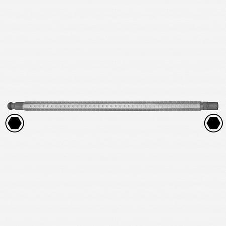 

Wiha 28116 2.5mm Ball End Hex/Hex Drive-Loc VI Blade