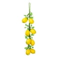 thumbnail image 2 of Lifelike Lemon Branches Garland Artificial Fruit String for Home Decoration Realistic Hanging Ornament Kitchen Photography Props Durable Table Centerpiece Happy Party Decor, 21.65'', 2 of 5