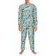 thumbnail image 3 of Fotbe Dogs Pijama de Hombre con Estampado de Manga Larga, Conjunto de 2 Piezas, Ropa de Dormir Suave y Cómoda con Bolsillos-Medium, 3 of 7