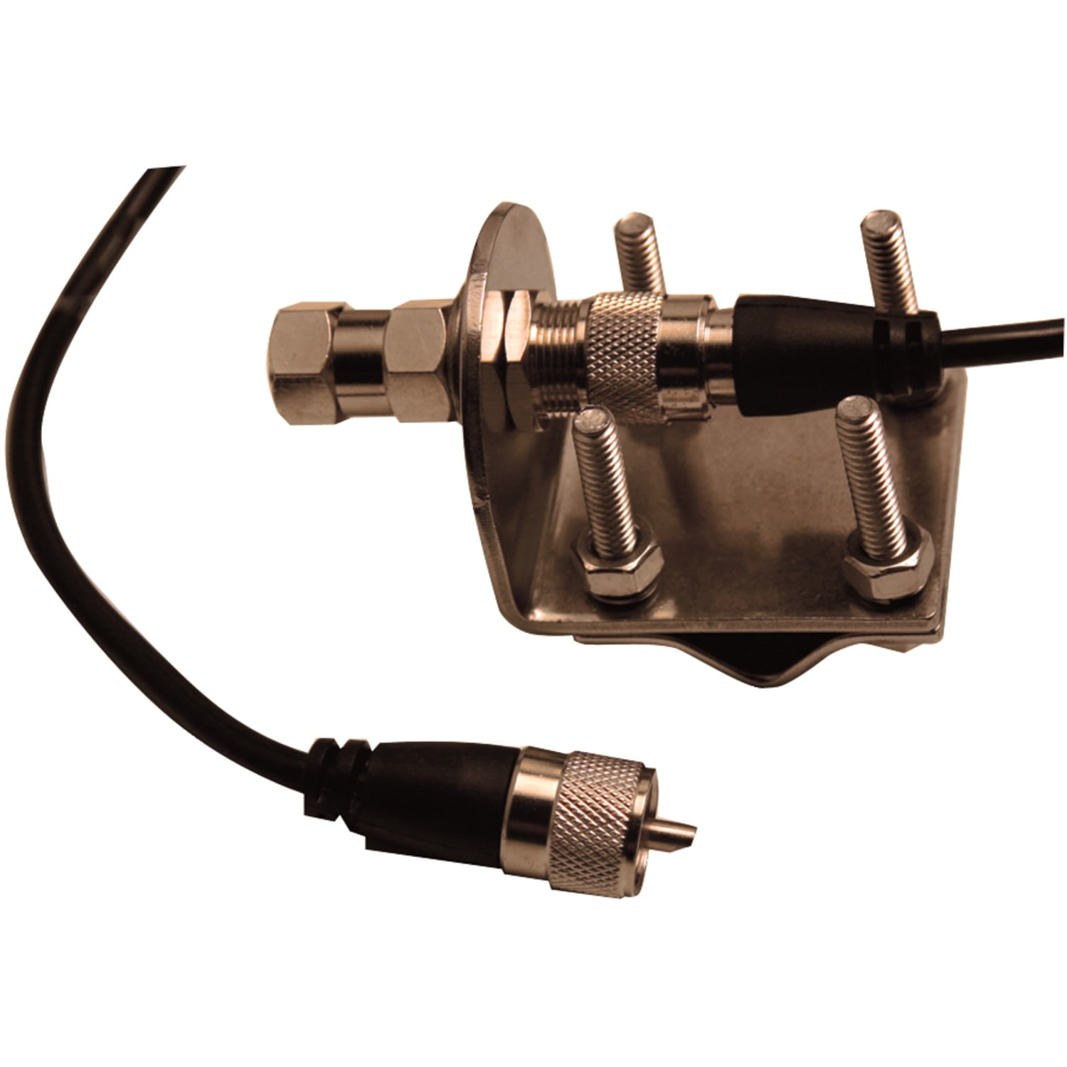 Uniden CMX760 40-CH Off-Road Compact CB Radio, Browning BR-MM-18 Mount Kit & TRAM 4-B-HC Fiberglass CB Antenna