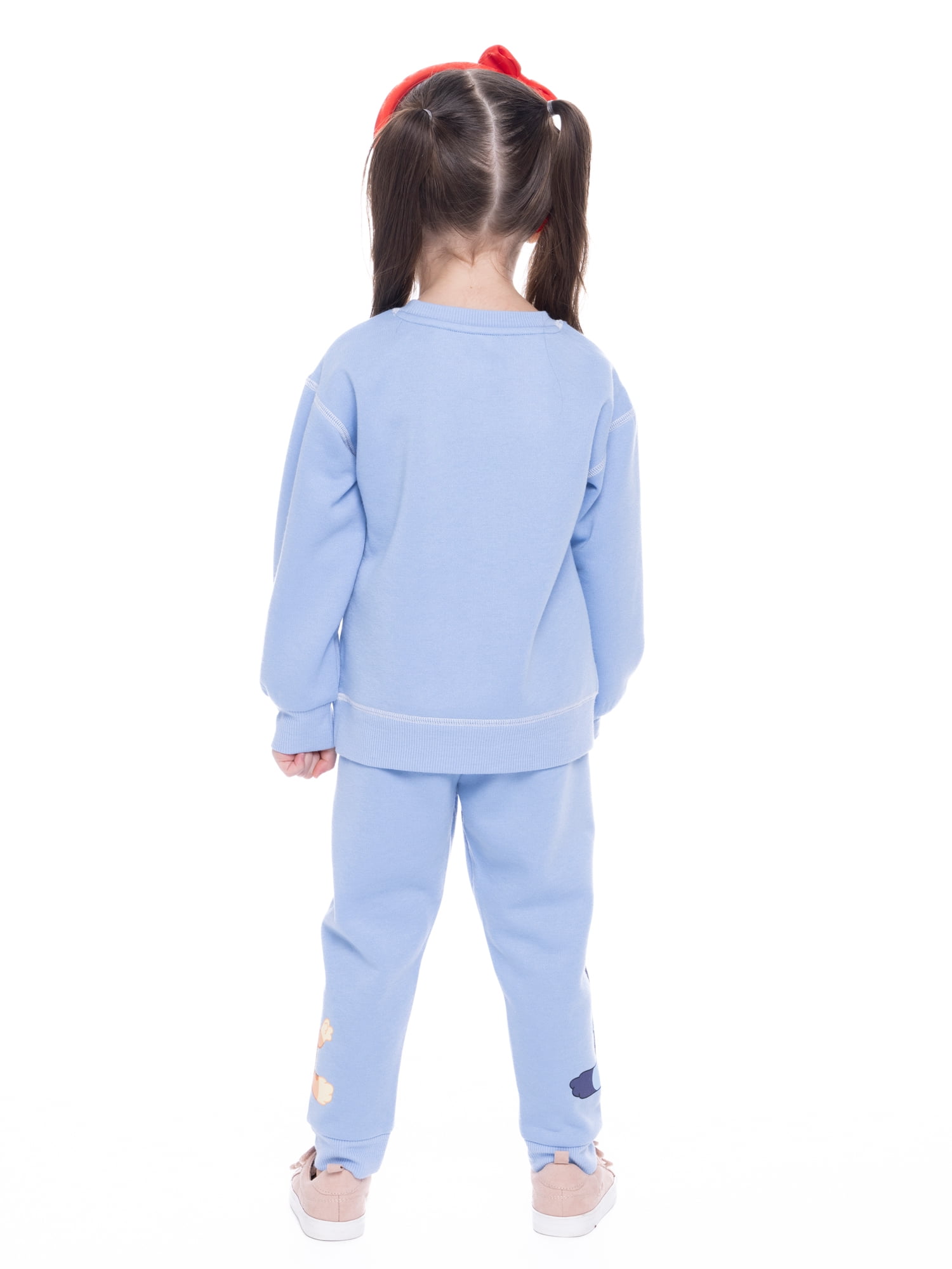 Bluey Toddler Boys or Girls Valentine's Day Graphic Sweatshirt and Joggers Set, 2-Piece, Sizes 12M-5T
