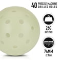 thumbnail image 2 of Franklin Sports Glow in the Dark Pickleball, 2 of 4