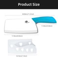 thumbnail image 2 of Ceramic Knife Kitchen Utility Knife 7 Inch Fruit Vegetable Slicing Knife Meat Cleaver Household Chef Knives Cutter with Sheath White Blade Rust Proof (Blue）, 2 of 7