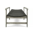 thumbnail image 5 of Grey Metal & Wood Chaise Lounge With Frame And Adjustable Comfortable On -, 5 of 5