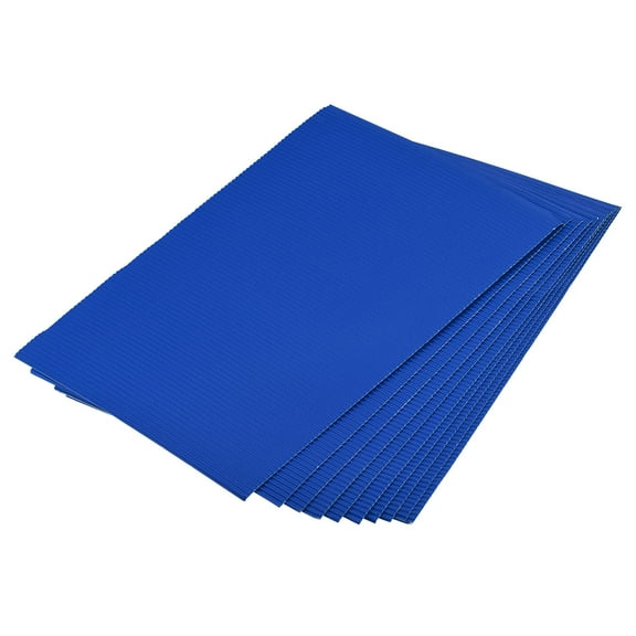 Corrugated Paper Sheets 25pcs 11.69-inch x 8.27-inch Dark Blue Cardboard for DIY Craft