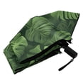 thumbnail image 6 of 3d Monstera Leaves Compact Sun Umbrella Windproof Travel Umbrellas for Rain Strong Portable UV Protection, 6 of 8