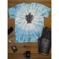 thumbnail image 3 of Watercolor Sea Turtle Art Tie Dye Cyclone Men -Image by Shutterstock, Male XX-Large, 3 of 4
