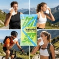 thumbnail image 4 of UNLLLL Cooling Wet Wipes, Disposable Cold Sense Towel, Non Woven Fabric with Mild Cooling Ingredients, Lowers Body Temperature, for Hot Weather Workout Spa Sport (Green), 4 of 7