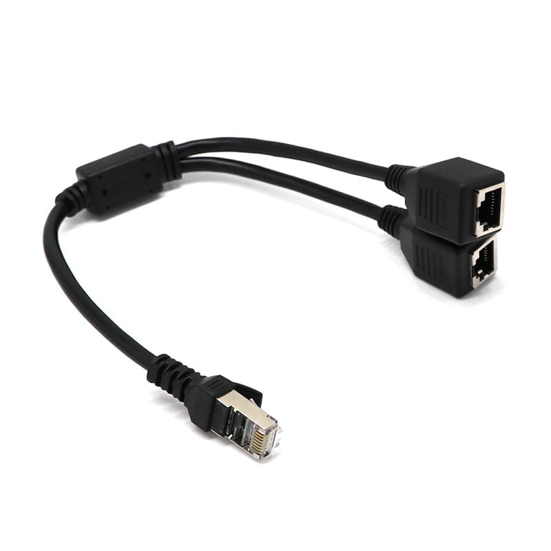 Mini 2 Port RJ45 Network Switch Ethernet Network Box Switcher Adapter HUB NIGH 
