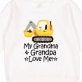 thumbnail image 3 of Inktastic Grandma and Grandpa Love Me Boys Truck Toddler Sweatshirt, 3 of 4