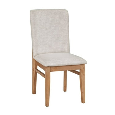 Alpine Furniture Olejo Solid Pine Set of 2 Wood Side Chairs in Natural