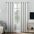 thumbnail image 1 of Sun Zero Oslo Curtain Panel, 52"x95", Pearl, 1 of 4
