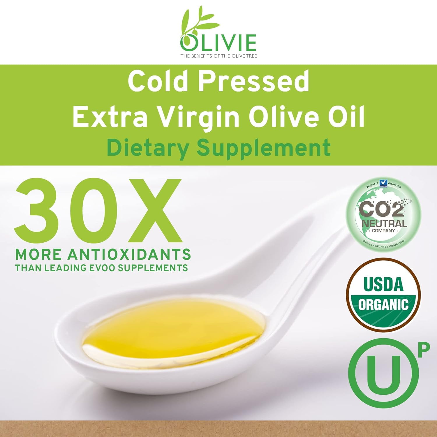 Organic High Polyphenol Rich Extra Virgin Olive Oil OLIVIE PLUS 30X | Moroccan Desert Olive Oil | EVOO | Organic, Kosher | 250 ml Glass Bottle