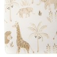 thumbnail image 2 of Crane Baby Kendi Fitted Crib Sheet - Safari Animal, 2 of 5