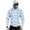 Blue, variant on Men's Hooded Long Sleeve Jacket Camo Print Lightweight Casual Outdoor Sun Guard Top