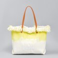 thumbnail image 4 of Yoyauz Ladies' Tote Bag Canvas Beach Tote Bag With Zipper Large Shoulder Backpack Handbag, Suitable For Travel, Work, Gym, 4 of 7