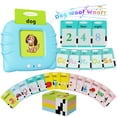 thumbnail image 1 of Tarjetas didácticas parlantes Aullsaty, juguetes para niños de 1 a 6 años con 248 palabras, 1 of 7
