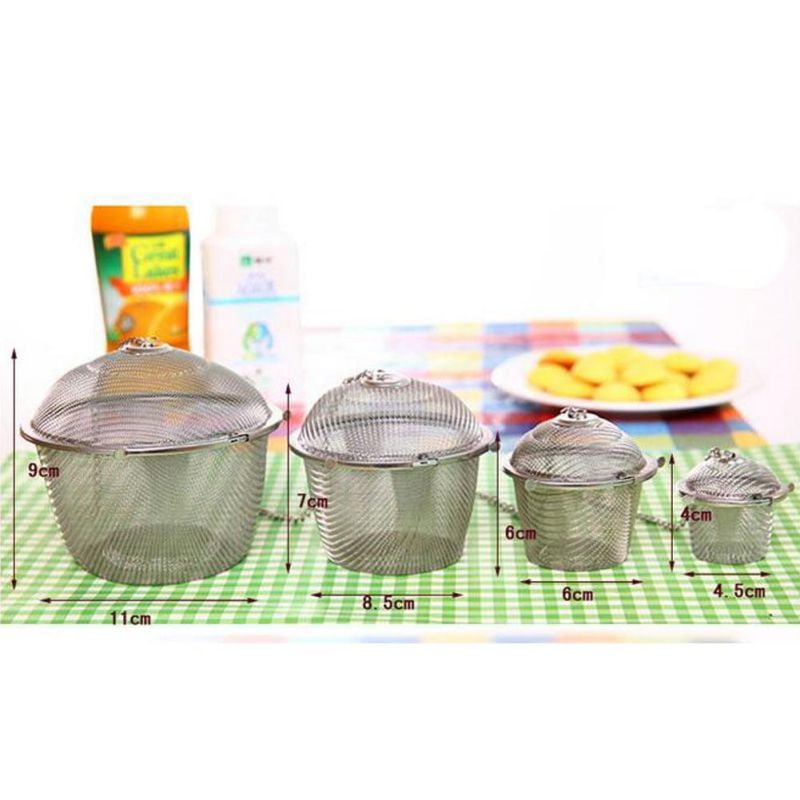 3 Pack Piece Set Stainless Steel Mesh Tea Ball Tea Infuser Strainers