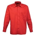 thumbnail image 1 of Premier Mens Poplin Long-Sleeved Shirt, 1 of 3
