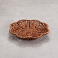 thumbnail image 6 of PpgejGEK Plastic Imitation Vines Woven Basket Storage Tray for Fruits Vegetables Snacks Bread Multifunctional Home Kitchen Organizer 11.02 x 11.02 x 1.57 Inches, 6 of 7