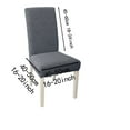 thumbnail image 3 of Labymos Dining Chair Slipcover, High Stretch Removable Chair Cover Washable Chair Seat Protector Cover, Jacquard, 3 of 8
