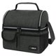 thumbnail image 1 of Lonchera premium aislada OPUX de doble nivel gris oscuro, 1 of 9