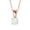 Rose, variant on Bling Jewelry Womens 1CT Solitaire Created Opal Pendant Necklace Rose Gold Sterling Silver
