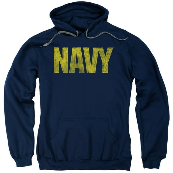 Navy - Logo - Pull-Over Hoodie - X-Large