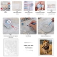 thumbnail image 3 of Paint by Numbers Kit for Adults, Lion Majesty Savannah Walk Paint by Numbers, Easy Paint by Numbers Kit for Adults Beginner, DIY Adult Paint by Number Kits on Canvas, Home Decor, 3 of 7