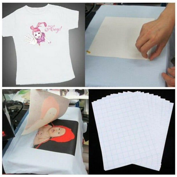 T-shirt A4 Transfer Paper Iron On Heat Pressure Light Inkjet Paper - Technical View