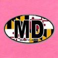 thumbnail image 2 of CafePress - Maryland MD Oval (W/Flag) Infant Bodysui Body Suit - Cute Infant Bodysuit Baby Romper - Size Newborn - 24 Months, 2 of 3